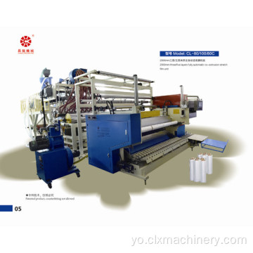 Olokiki LLDPE Plastic Wrapping Film Machinery